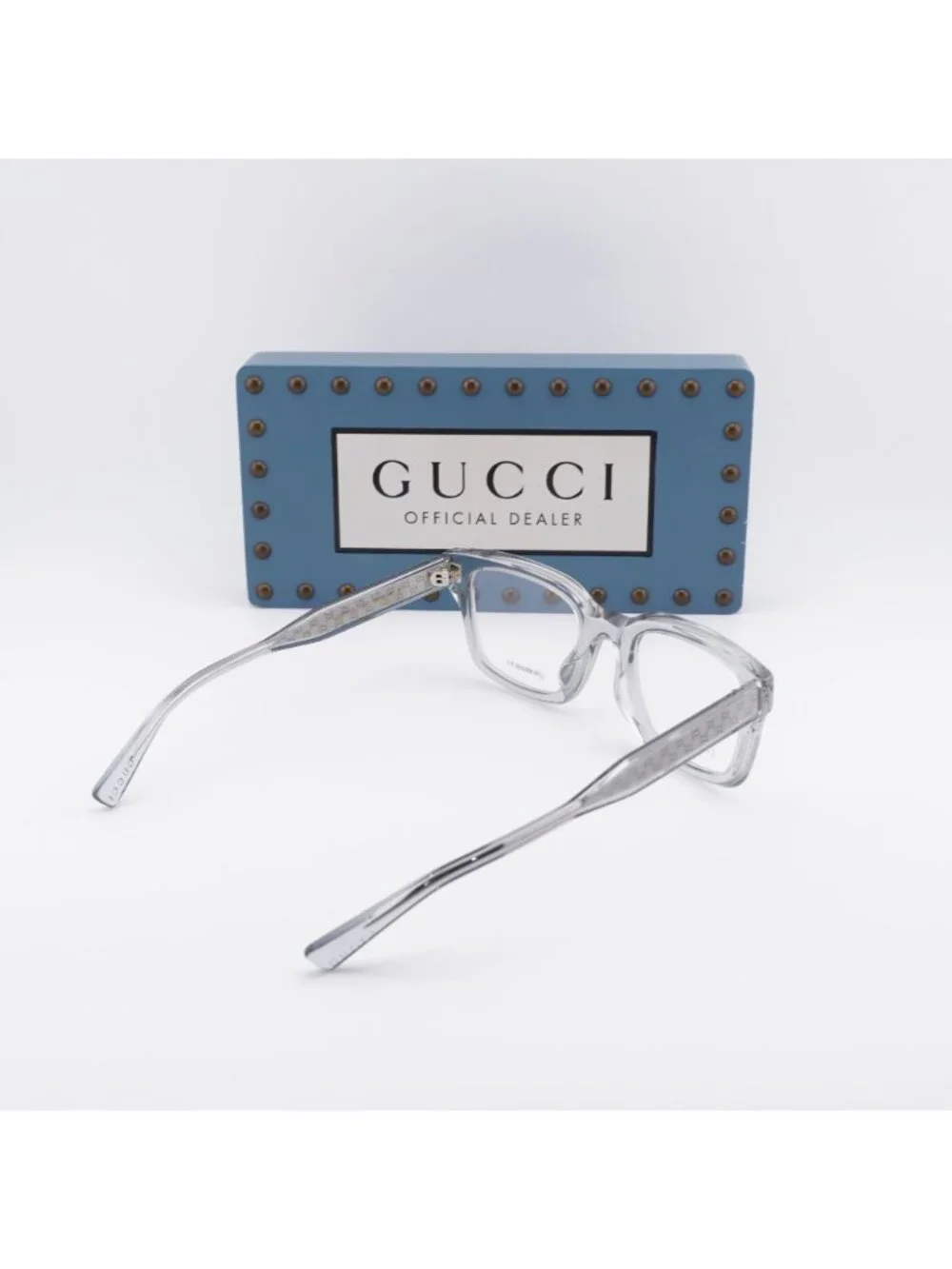 Gucci GG2071OL 005 Rectangle Eyeglasses 52mm - Transparent Grey